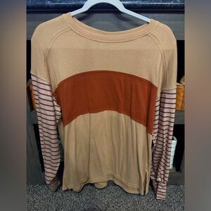 Color block long sleeve